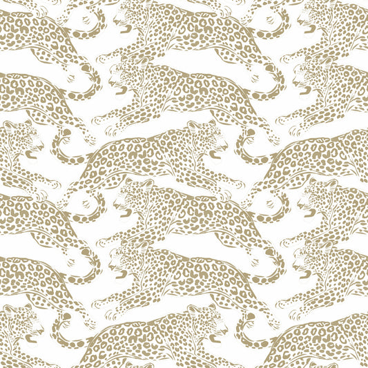 Golden Leopard Dash Wallpaper⁠