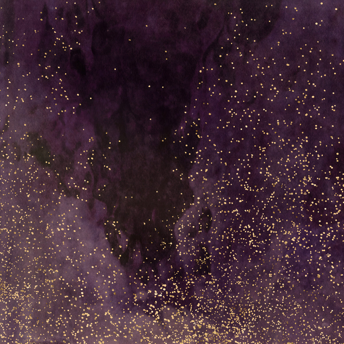Aubergine Galaxy Wall Mural in your room