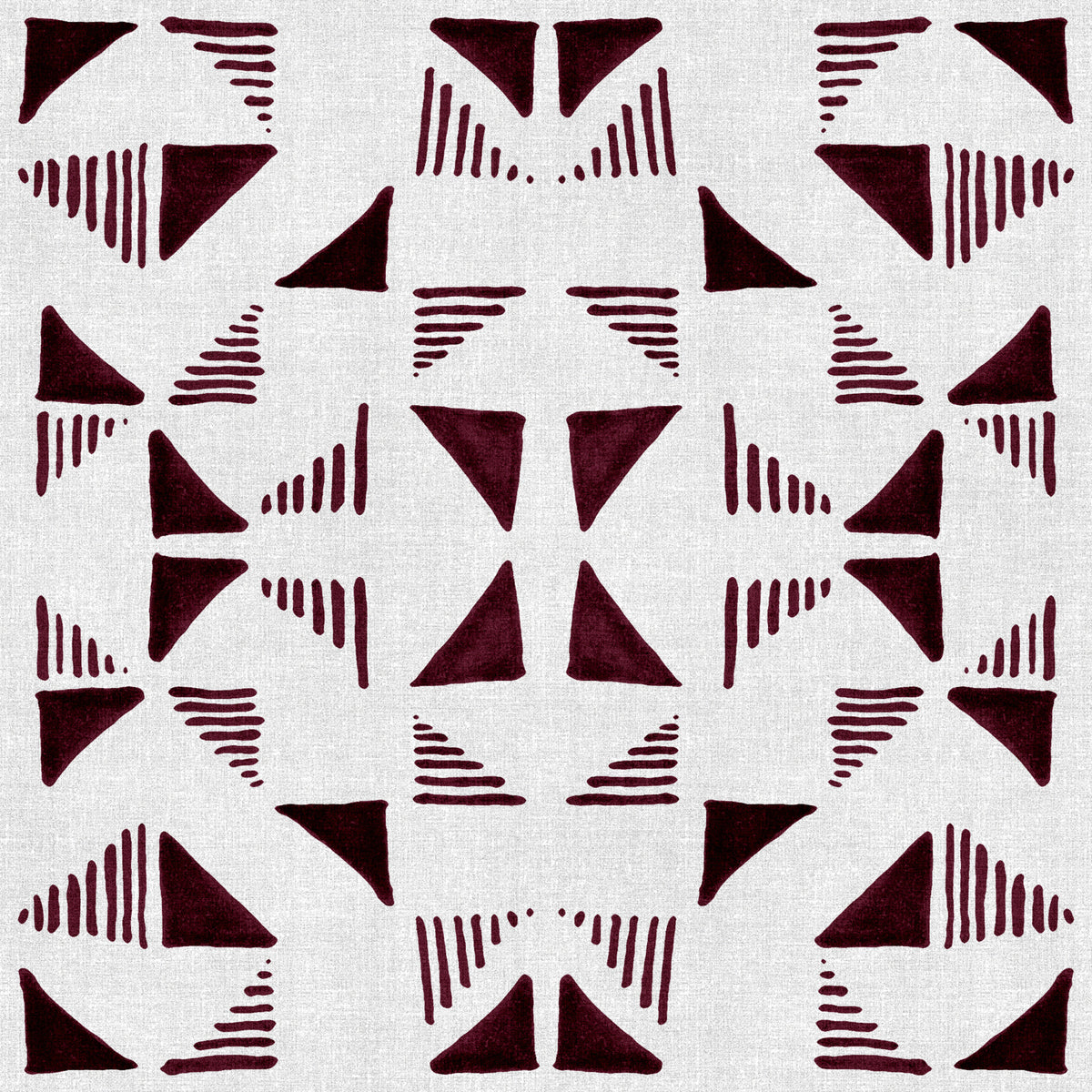 Triangles Composition Burgundy Wallpaper⁠ in your room