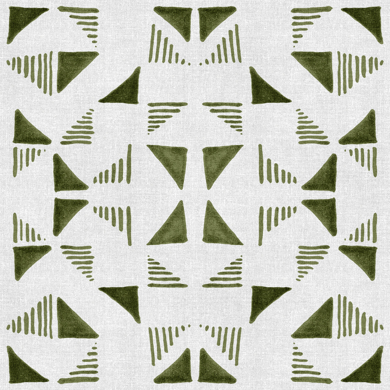 Triangles Composition Light Olive Wallpaper⁠