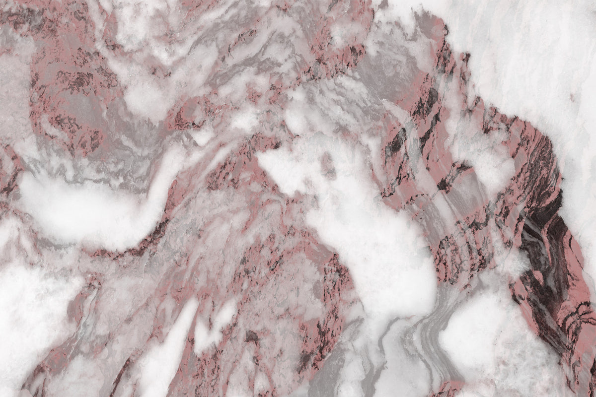 Dusty Rose Marble Swirl Wall Mural -2579026 in your room