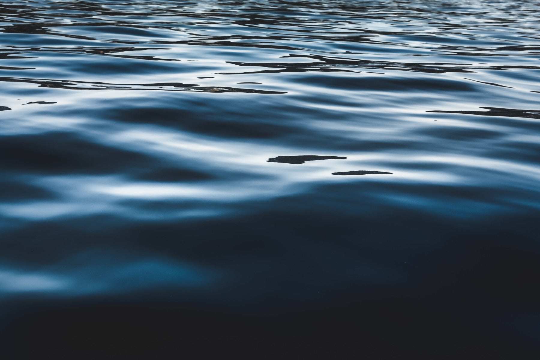 Decorative wall mural blending shades of deep blue to create a calming, serene atmosphere in interiors.