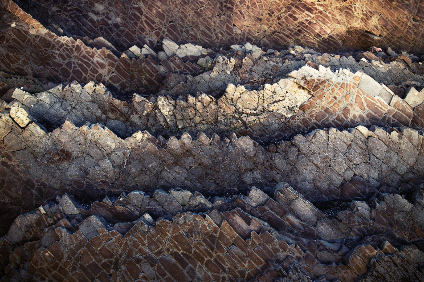 Stratified Stone Wall Mural -2226347 in your room — zoomed