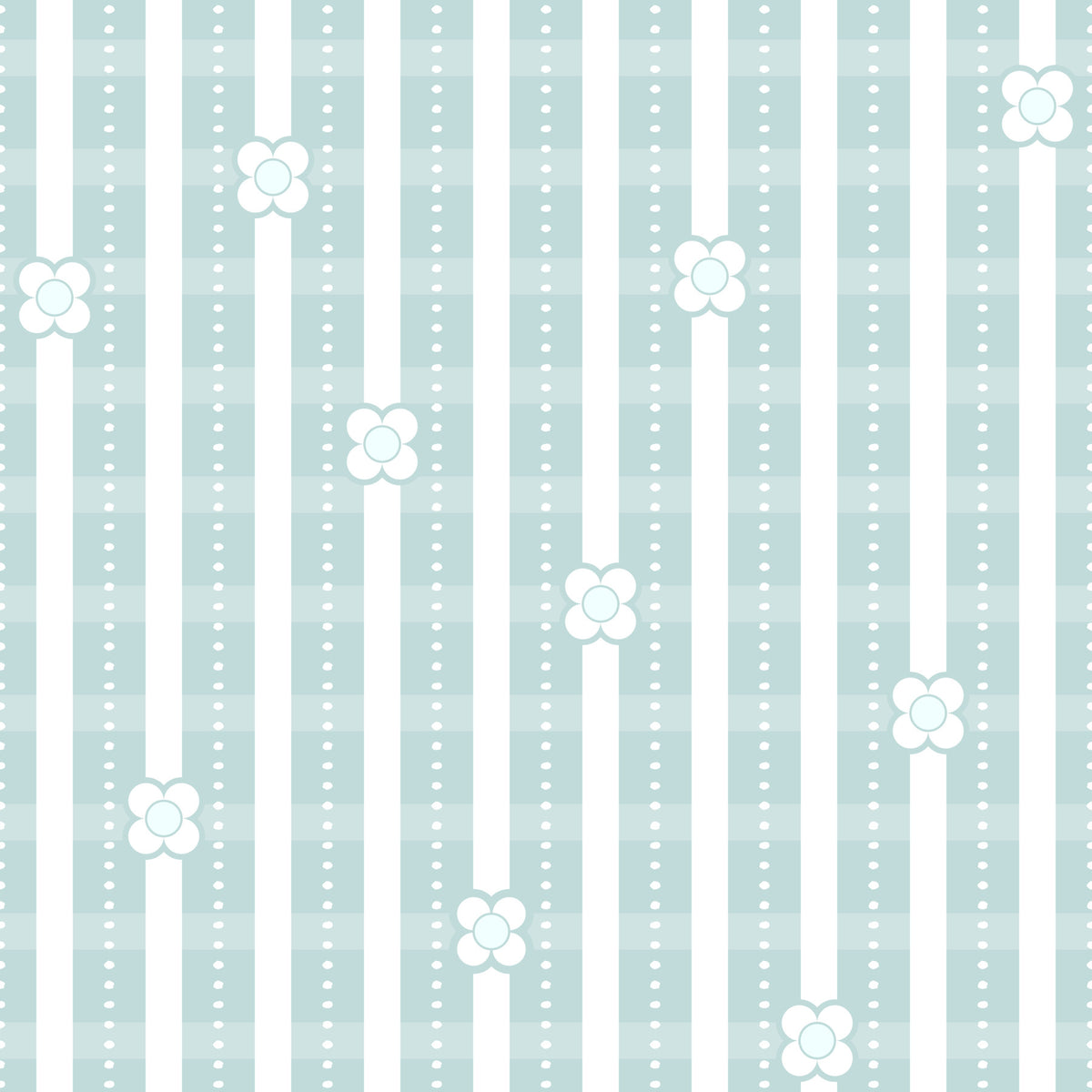Floral Stripe Serenity Wallpaper⁠ in your room