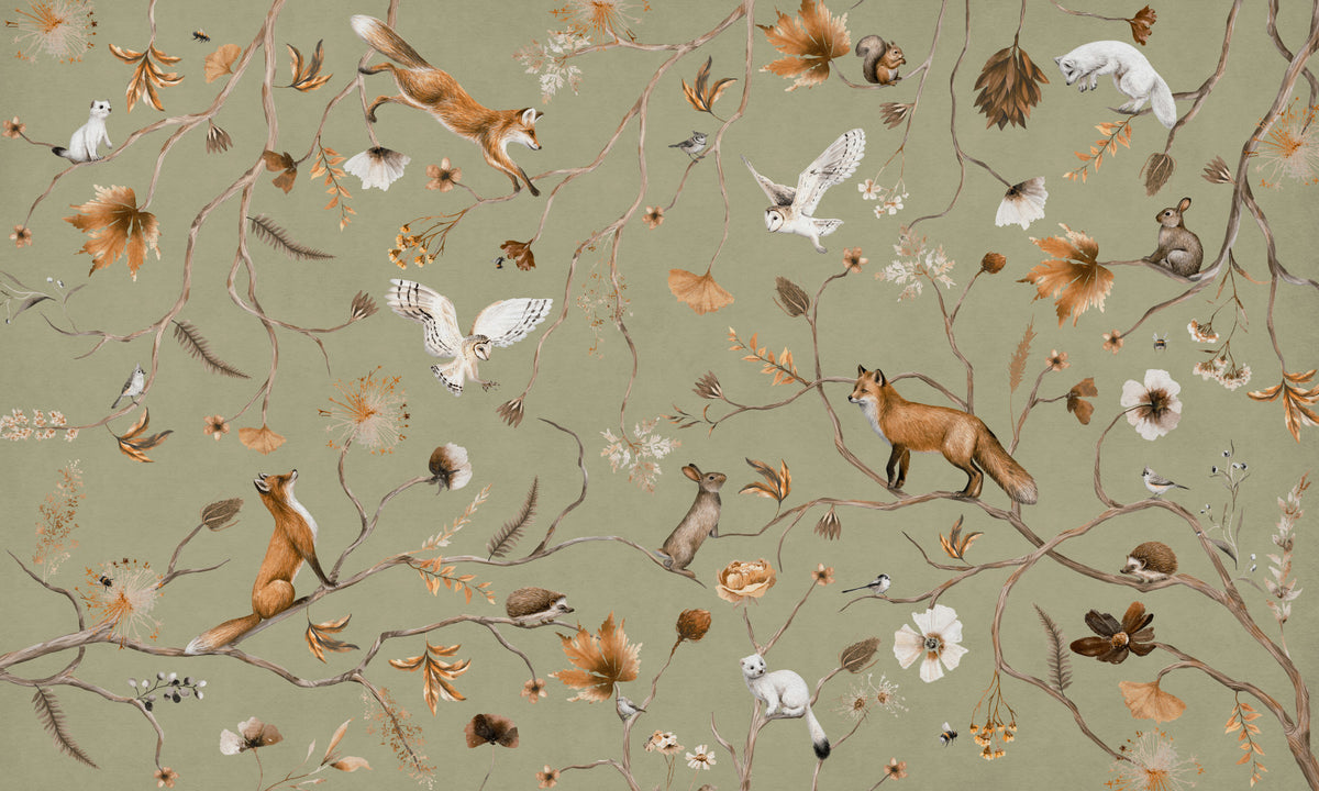 Autumn Arbor Wall Mural