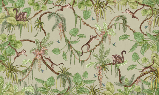 Jungle Jamboree Wall Mural