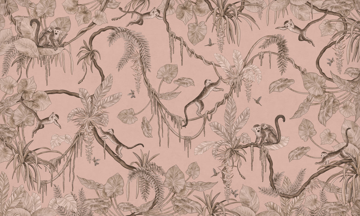 Jungle Serenade Wall Mural in your room
