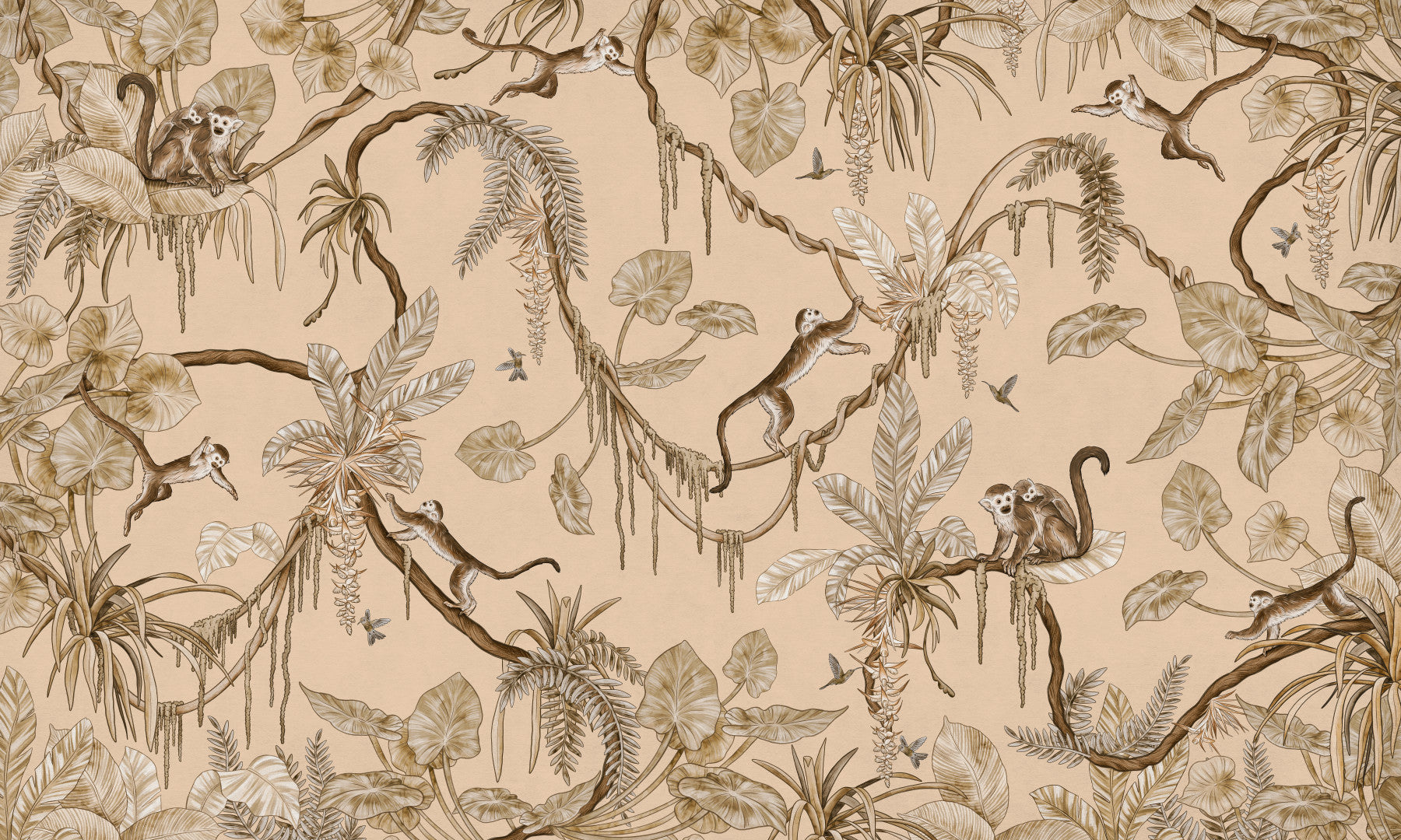 Jungle Escapade Wall Mural
