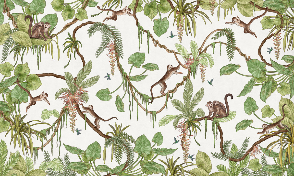 Monkey Business Wall Mural in your room