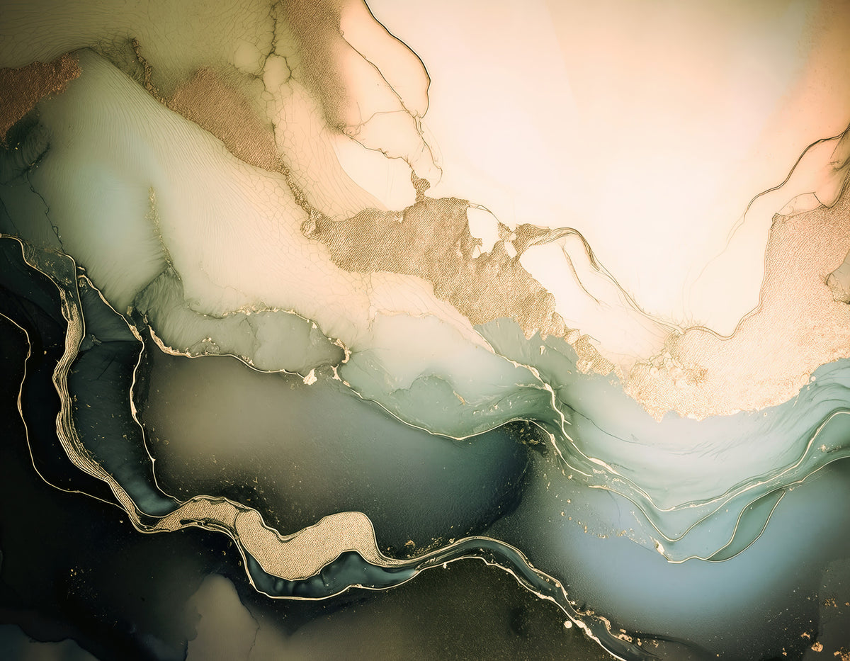 Dreamy Mineral Layers  Wall Mural in your room