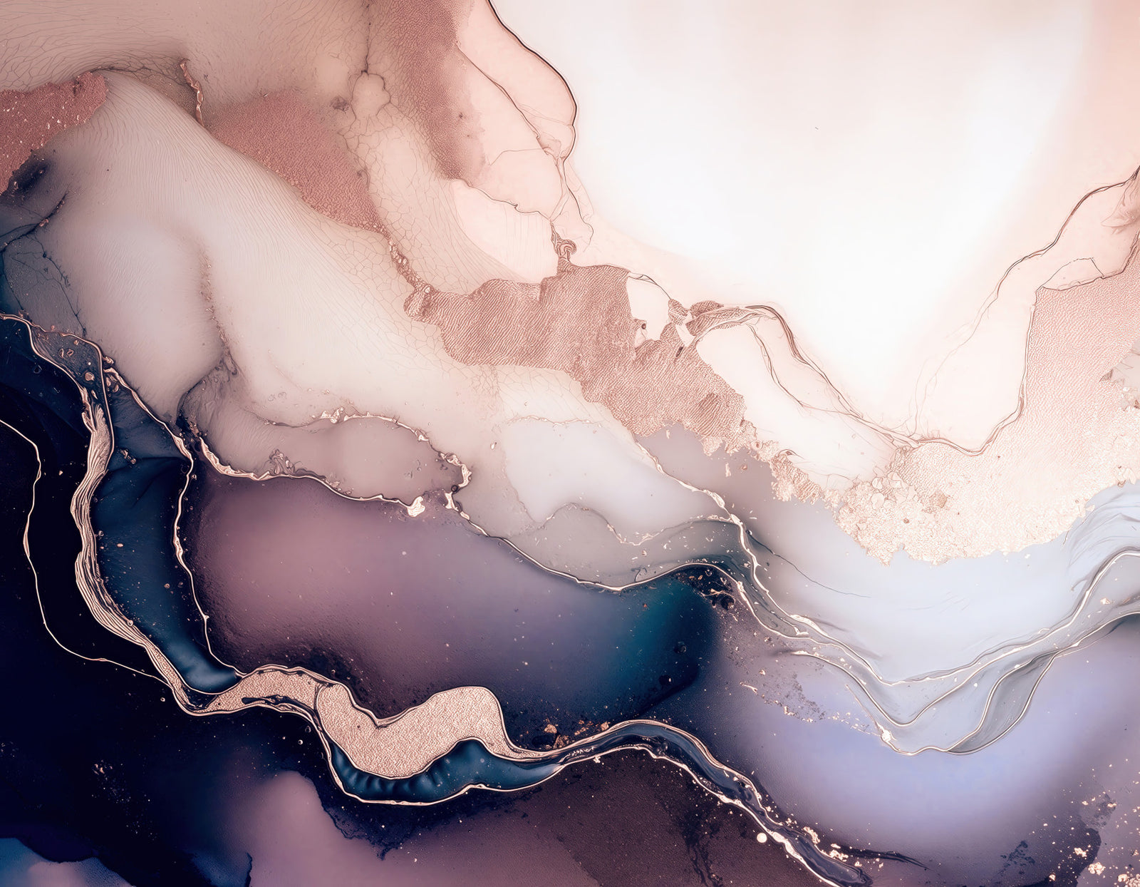 Soft Mineral Hues Purple Wall Mural
