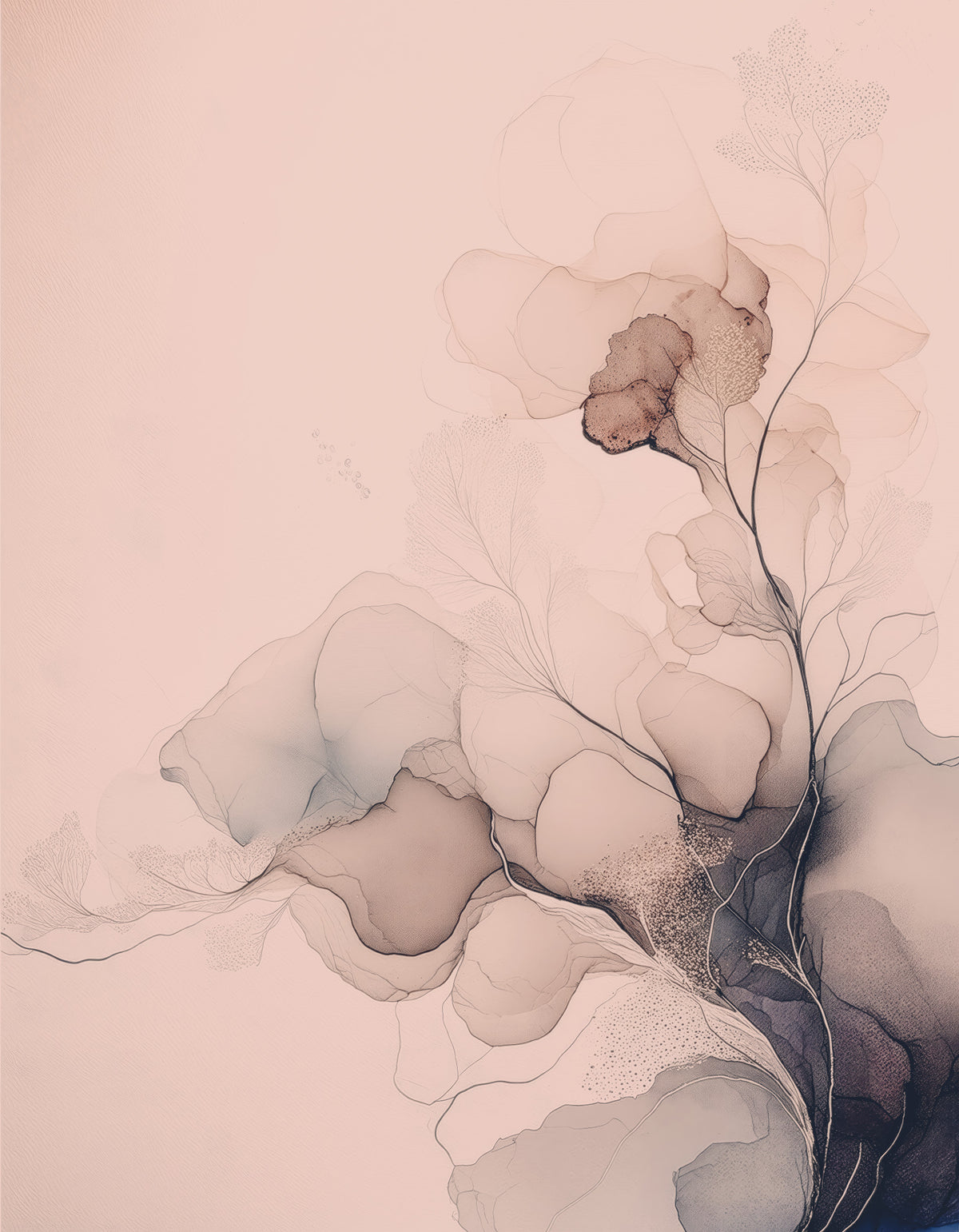 Ethereal Ascent  Wall Mural in your room — zoomed