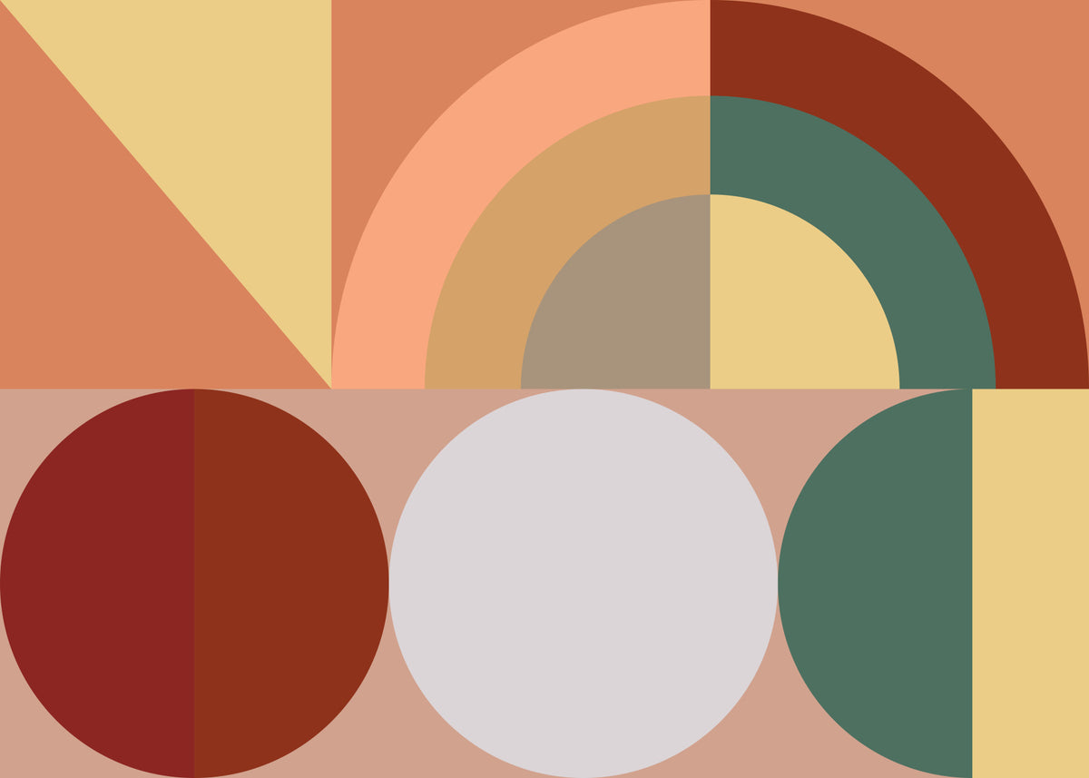 Earthy Colors -Autumn Decor Wall Mural