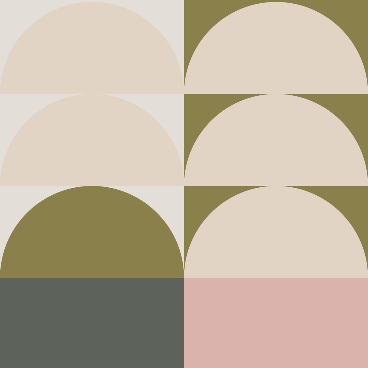 Retro Sunrise Panorama Wall Mural in your room
