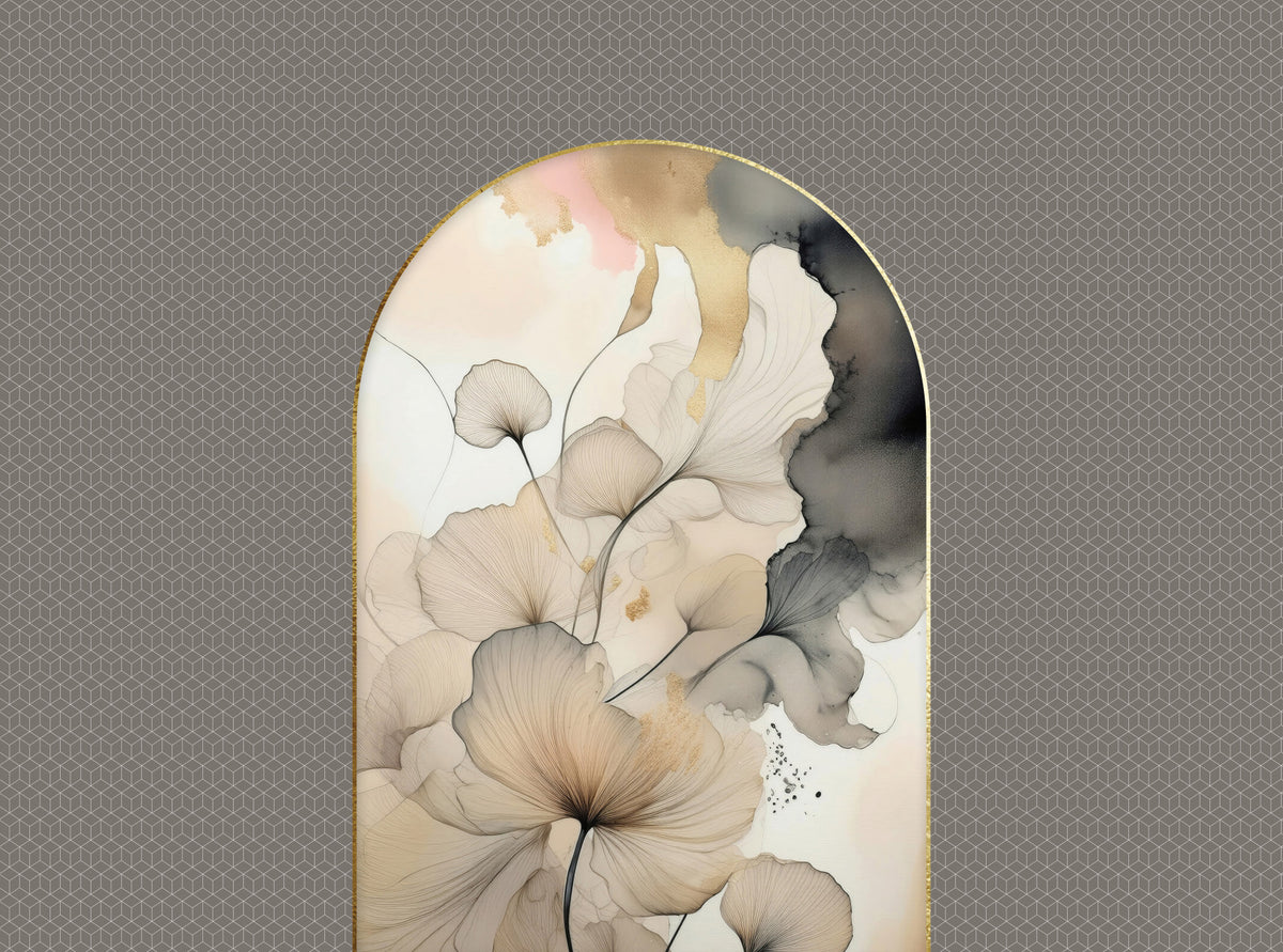Elegant Gingko Archway Wall Mural in your room