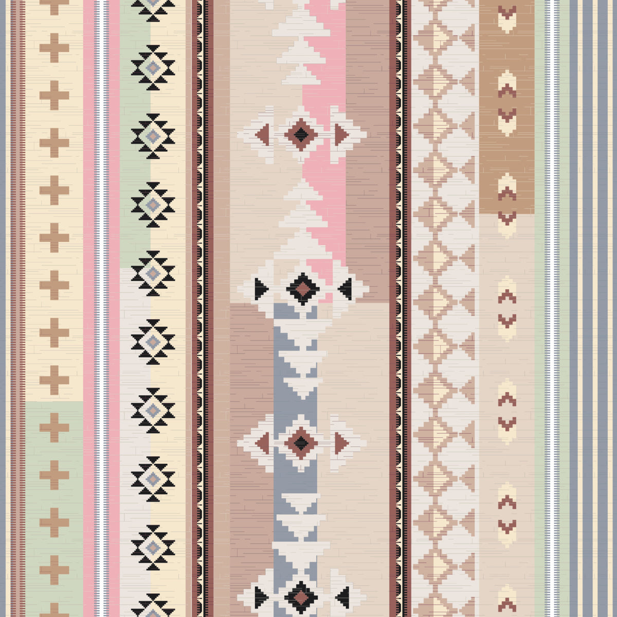 Boho Aztec Wallpaper⁠ in your room