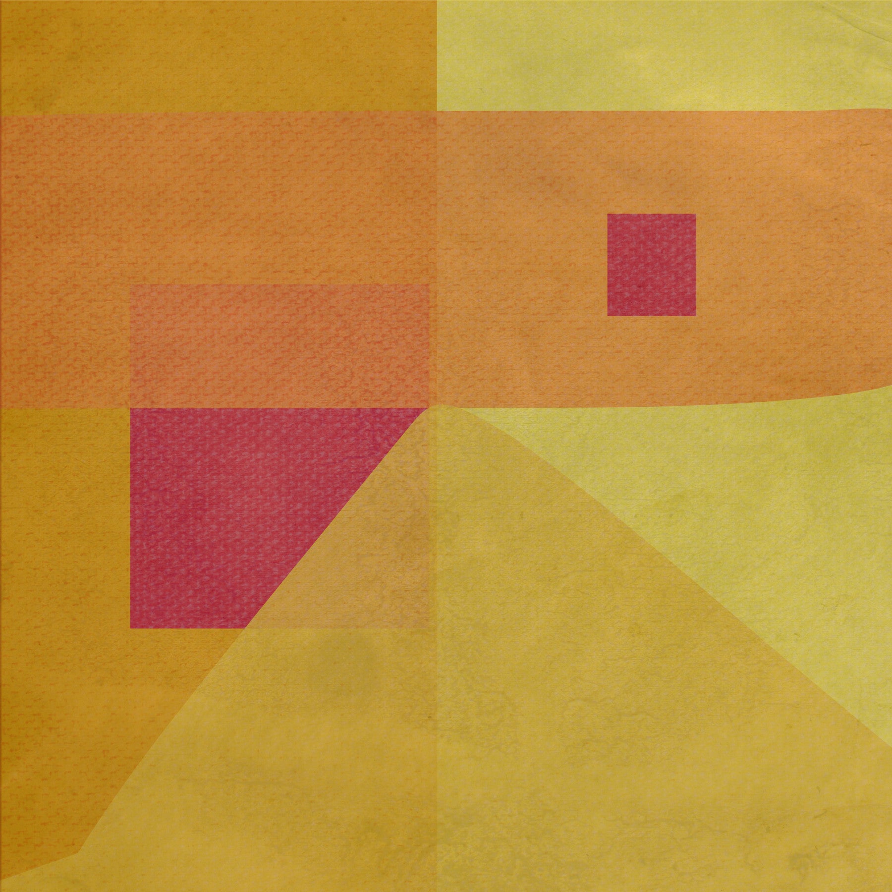 Abstract Study in Yellow  Wall Mural
