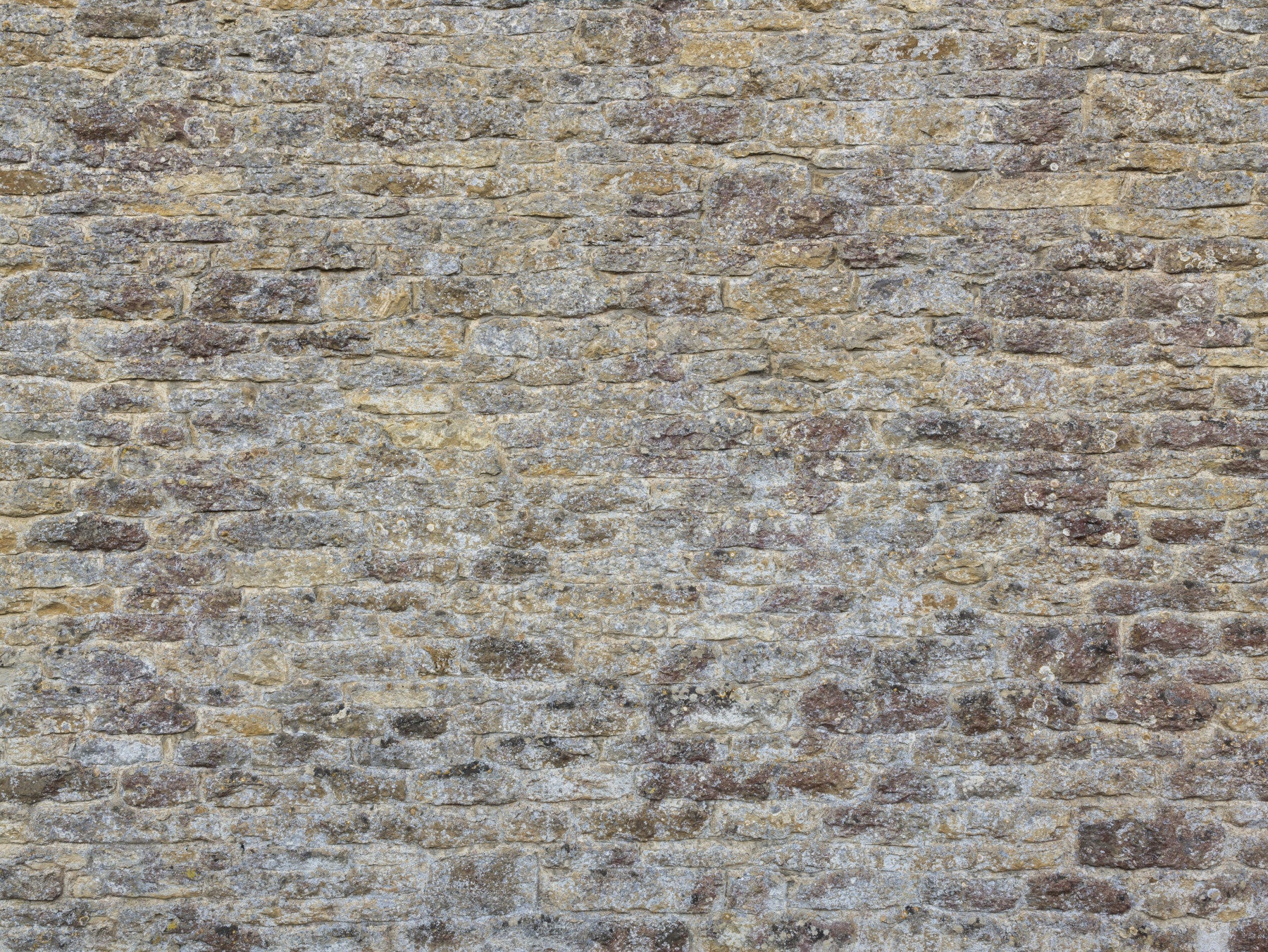 Aged Weathered Stone Brick wall mural, textured stone appeal.