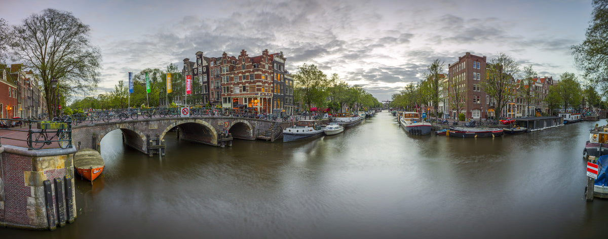 Amsterdam Canal Charm Wall Mural in your room