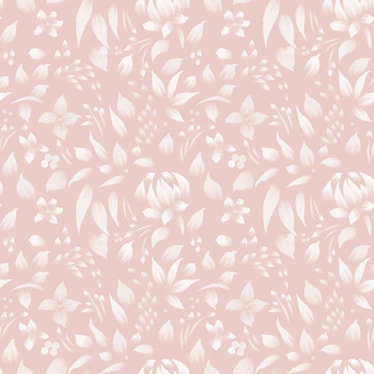Blush blooming spring calming flowers Wallpaper⁠