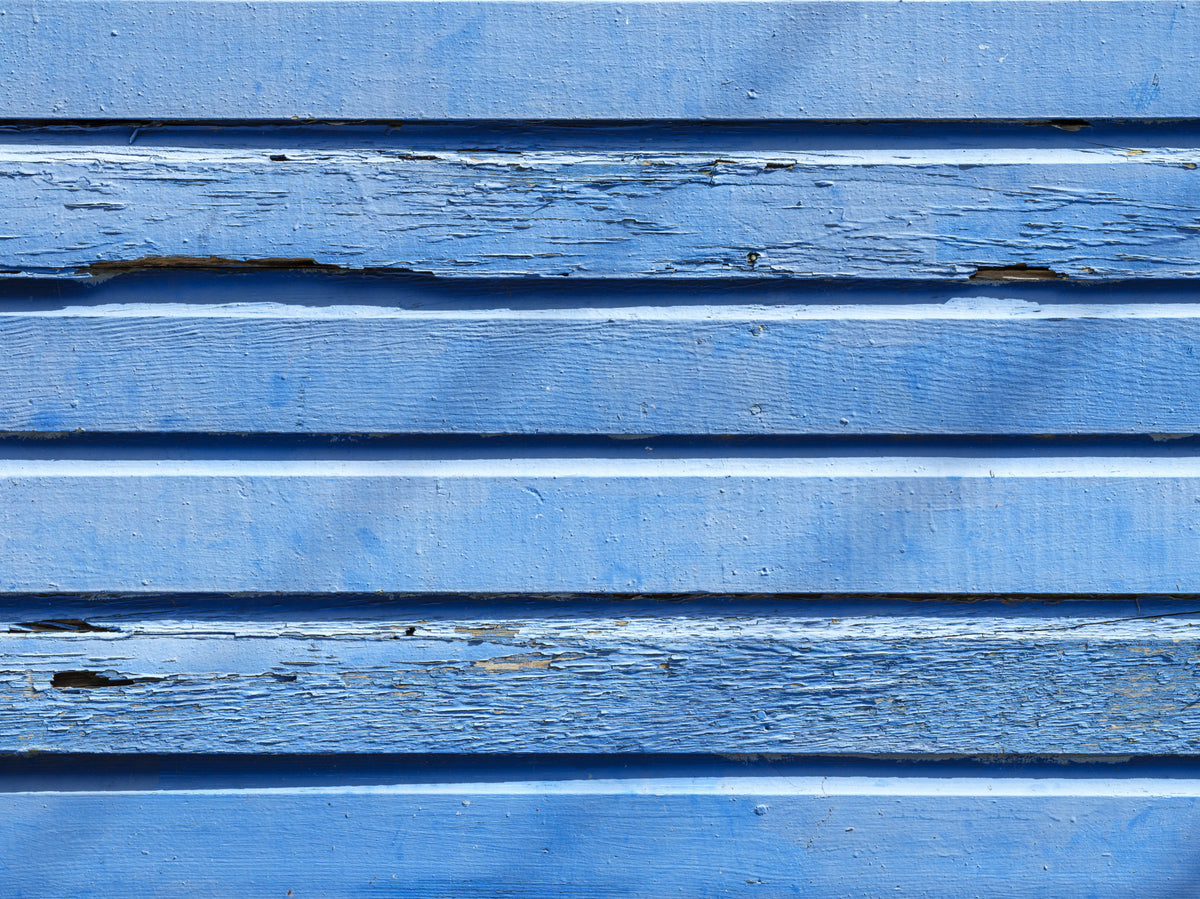 Aqua Wood Wall Mural in your room — zoomed