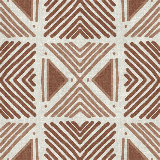 Tribal Cappuccino Motif Wallpaper⁠