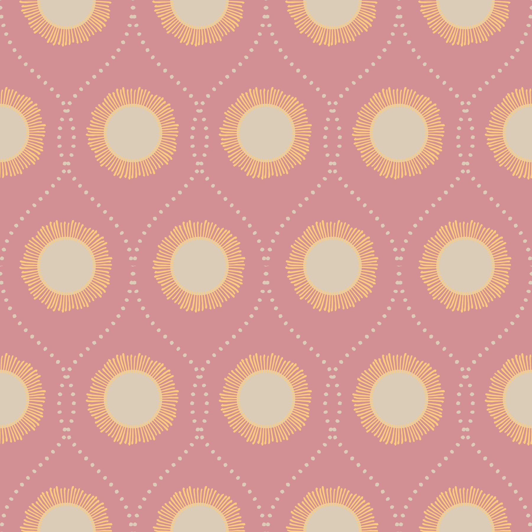 Blush Sunburst Wallpaper⁠