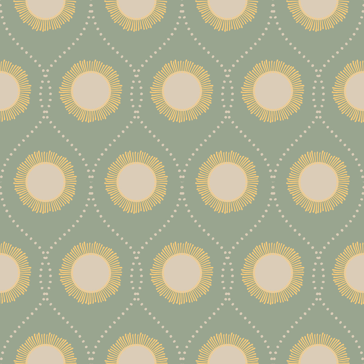 Retro Radiance Wallpaper⁠ in your room