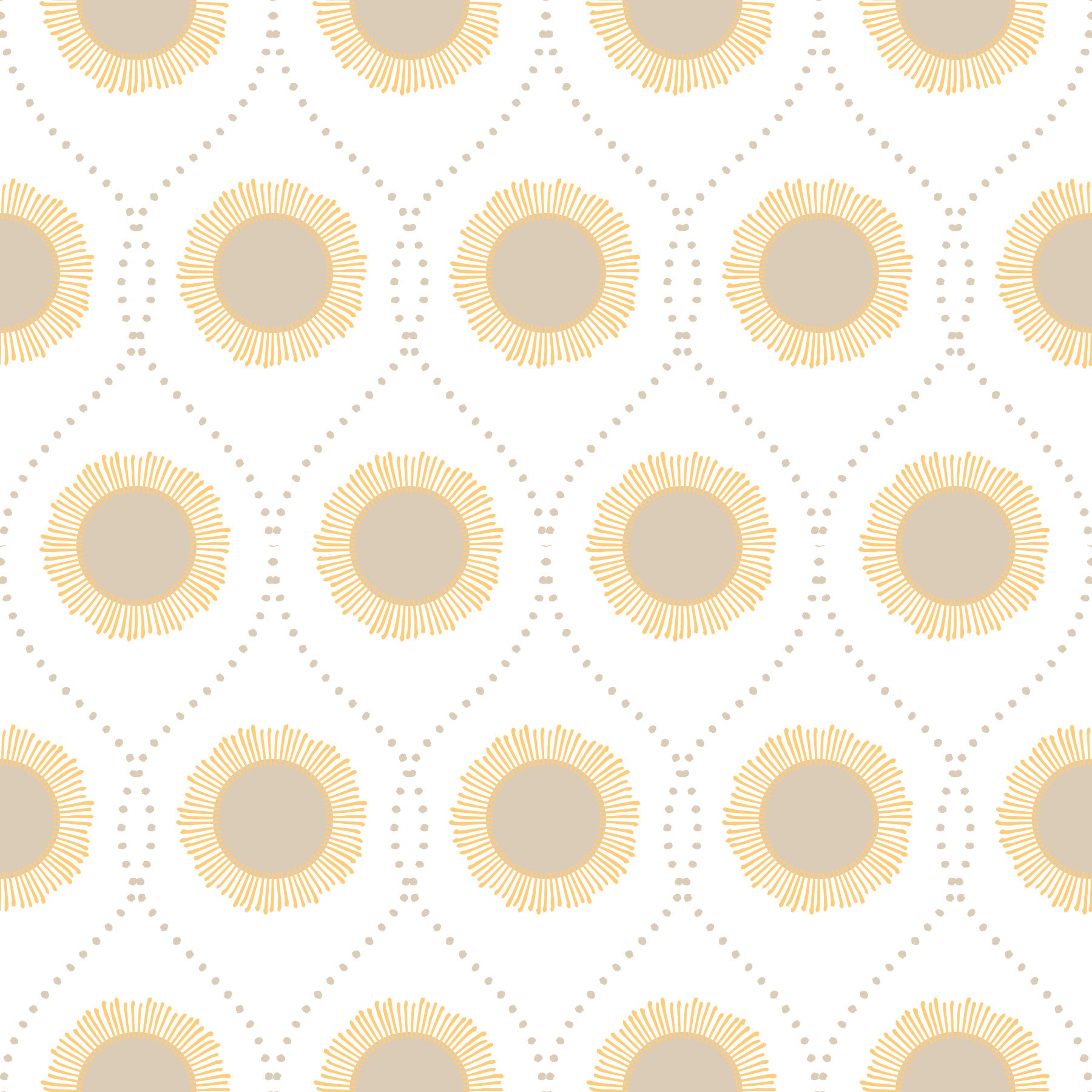 Radiant Sunburst Pattern Wallpaper⁠