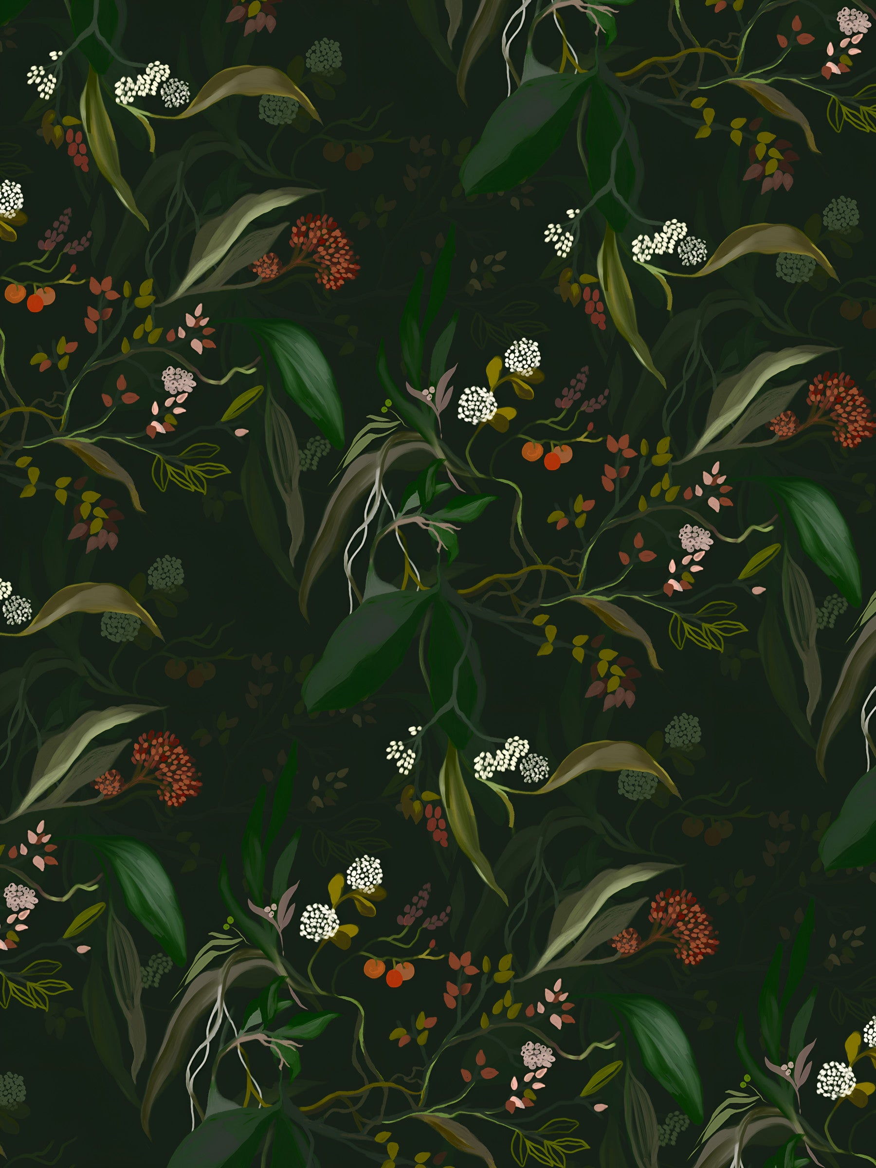 Botanical Nightfall Wallpaper⁠ -2847389