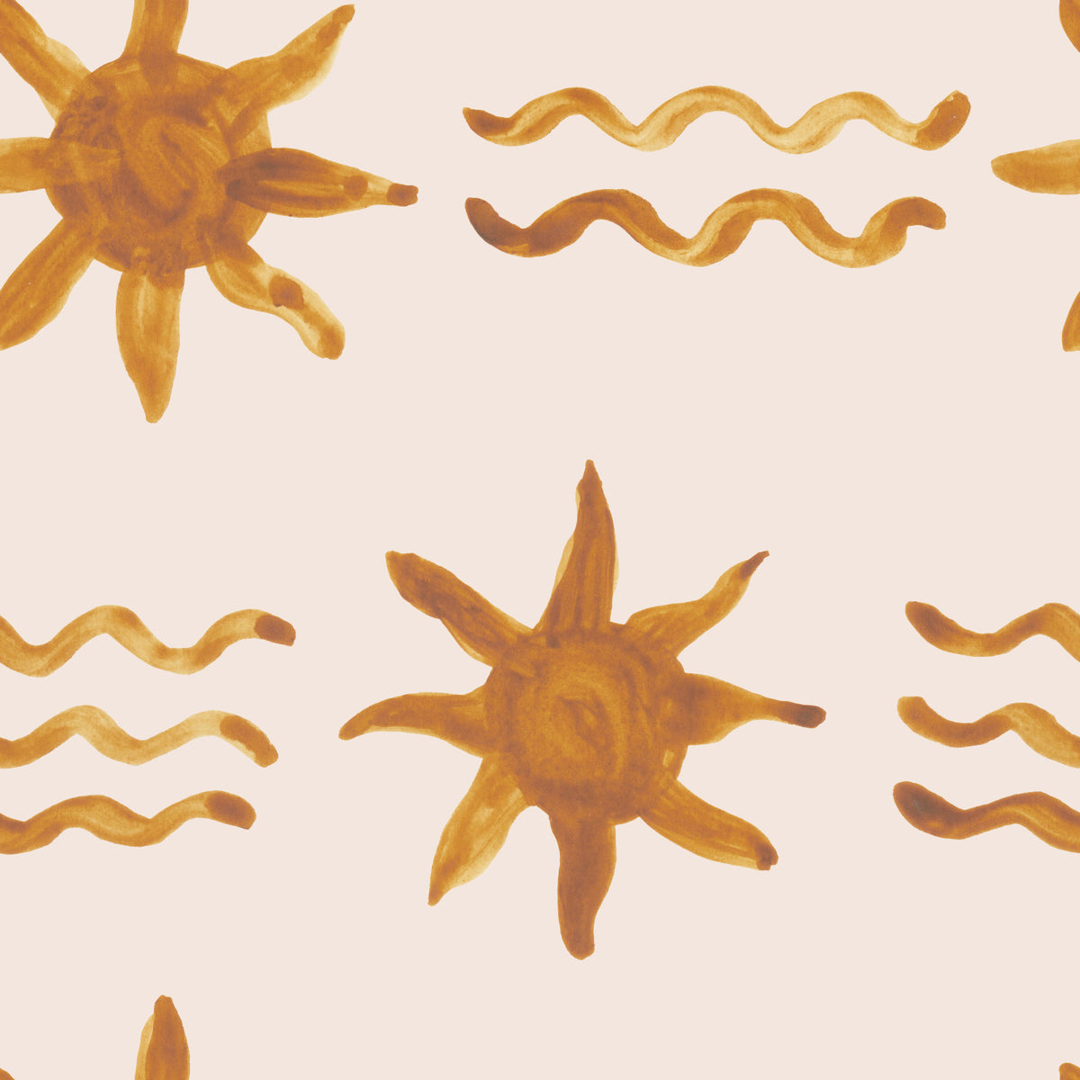 Golden Waves & Sun Wallpaper⁠ -2963139 in your room