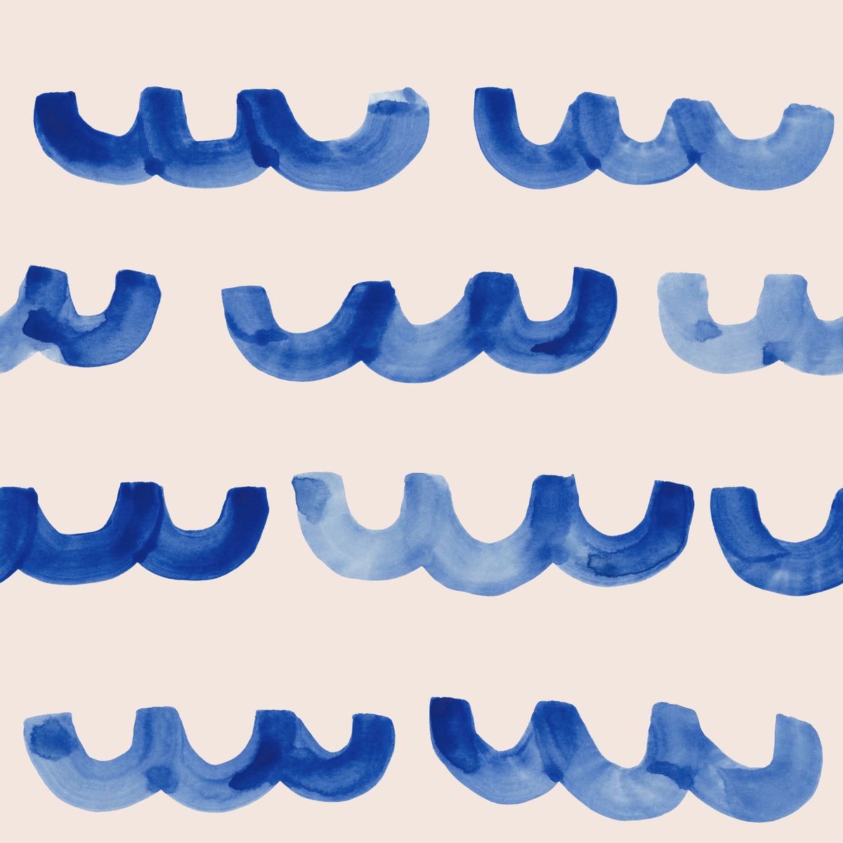 Indigo Watercolor Waves Wallpaper⁠ -2963147 in your room — zoomed