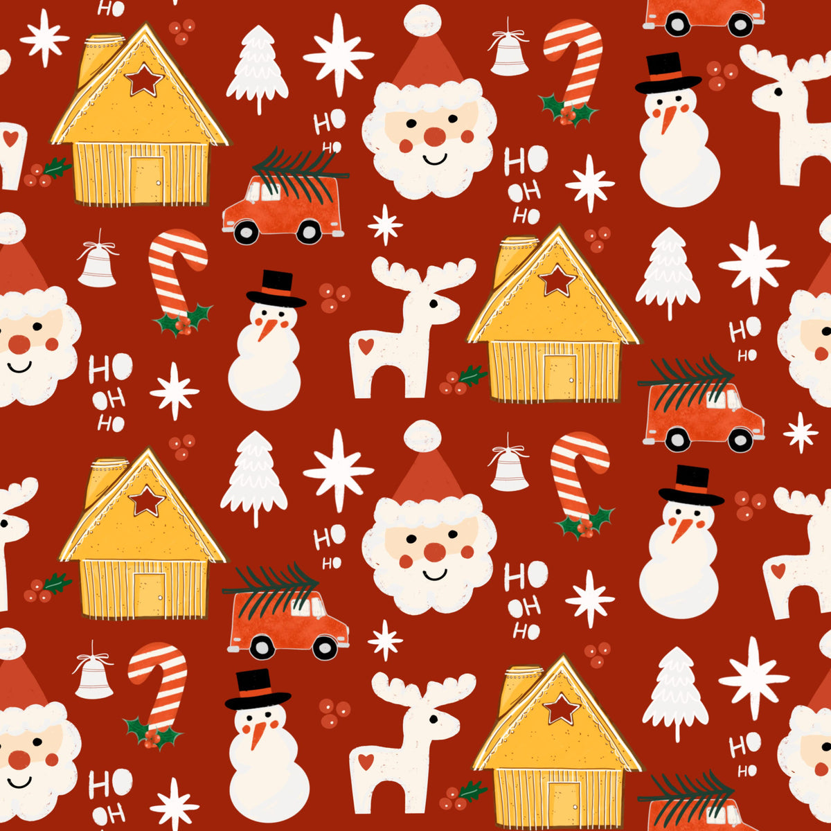 Retro Christmas Cheer Wallpaper⁠ - 2984848