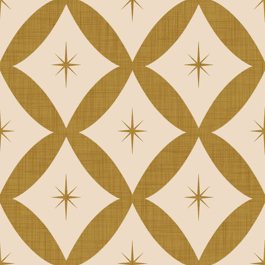Golden Star Lattice Wallpaper⁠ -2995337