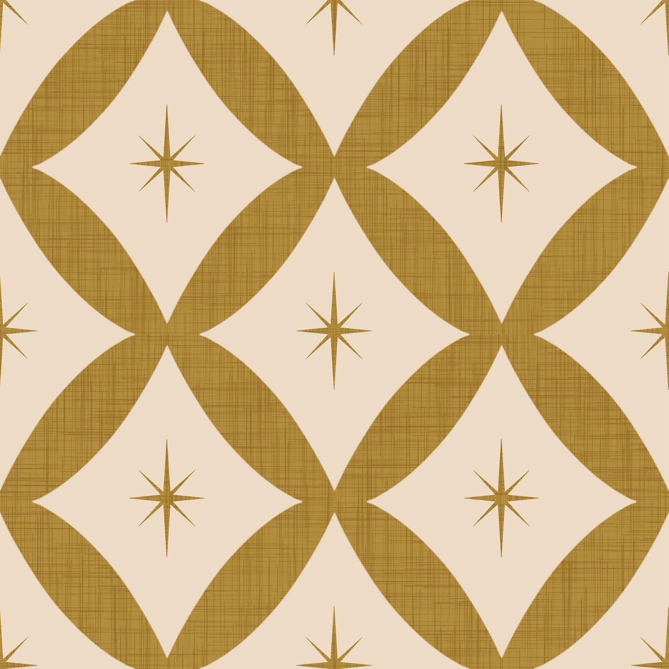 Golden Star Lattice Wallpaper⁠ -2995337