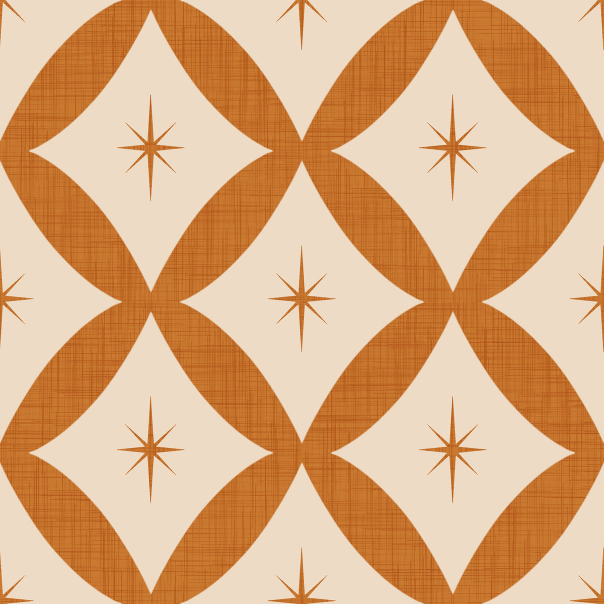 Retro Starburst Interweave Wallpaper⁠ -2995341 in your room — zoomed