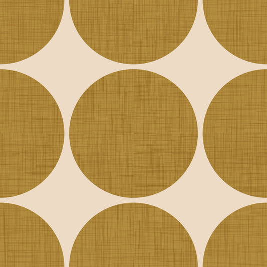 Ochre Orb Weave Wallpaper⁠ -2995405