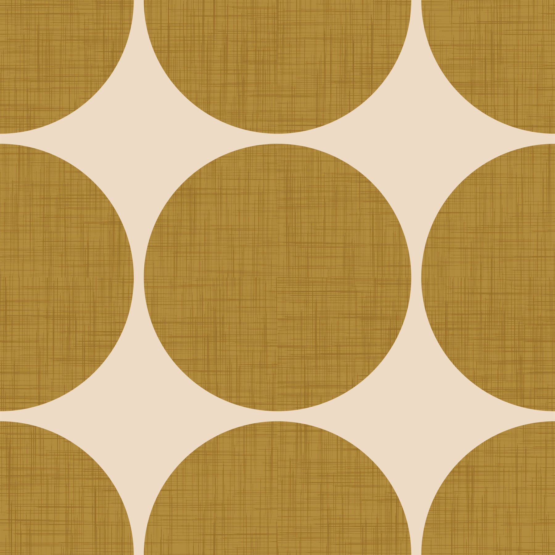 Ochre Orb Weave Wallpaper⁠ -2995405