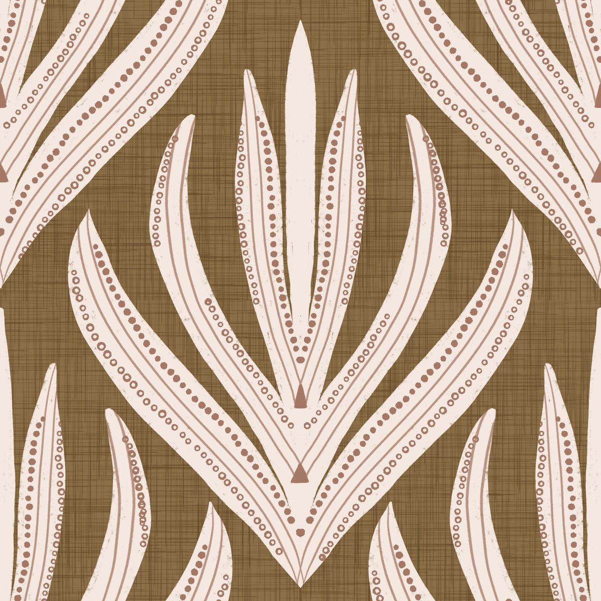 Boho Leaf Symmetry Wallpaper⁠ -3017151 in your room