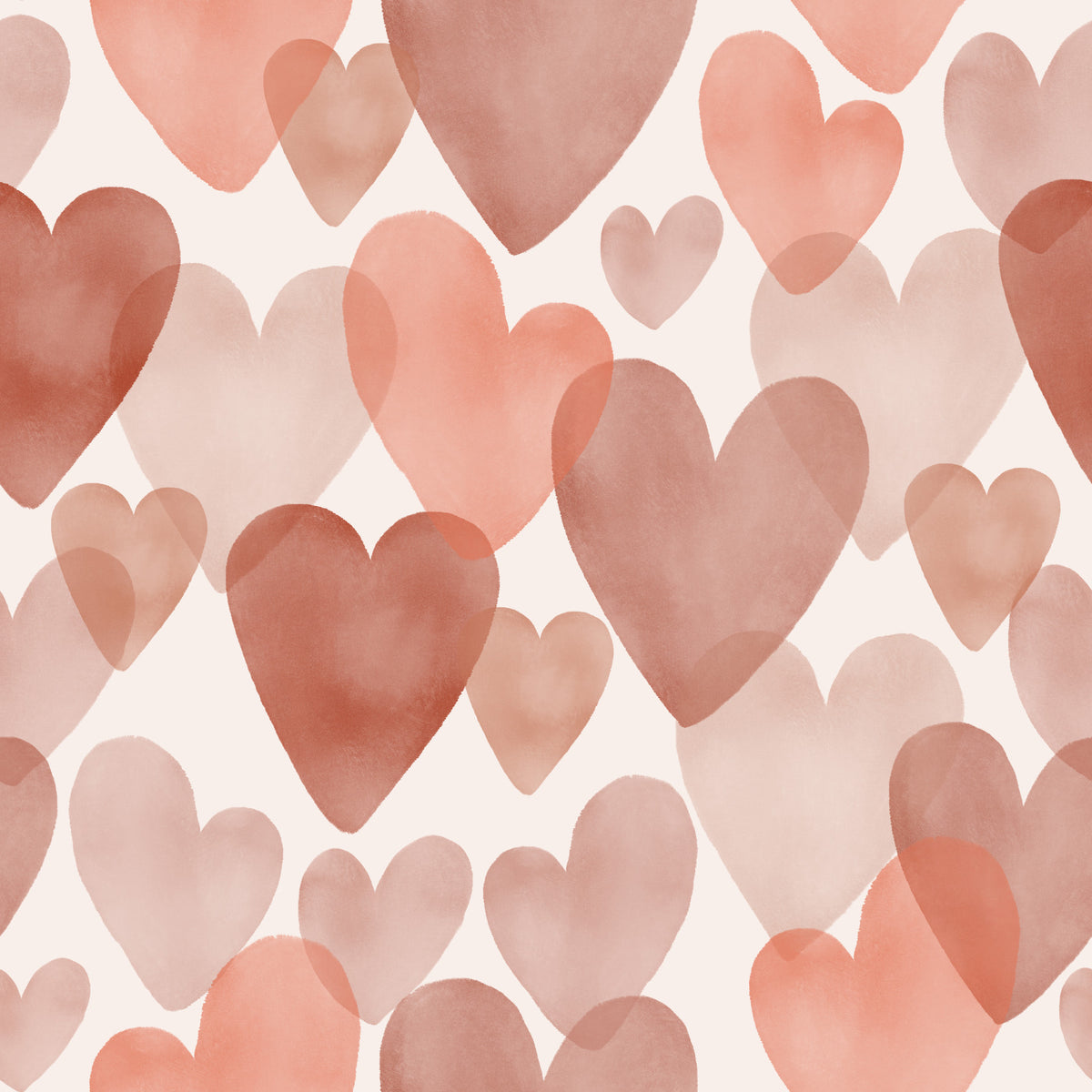 Watercolour Hearts Wallpaper⁠ -3042404 in your room