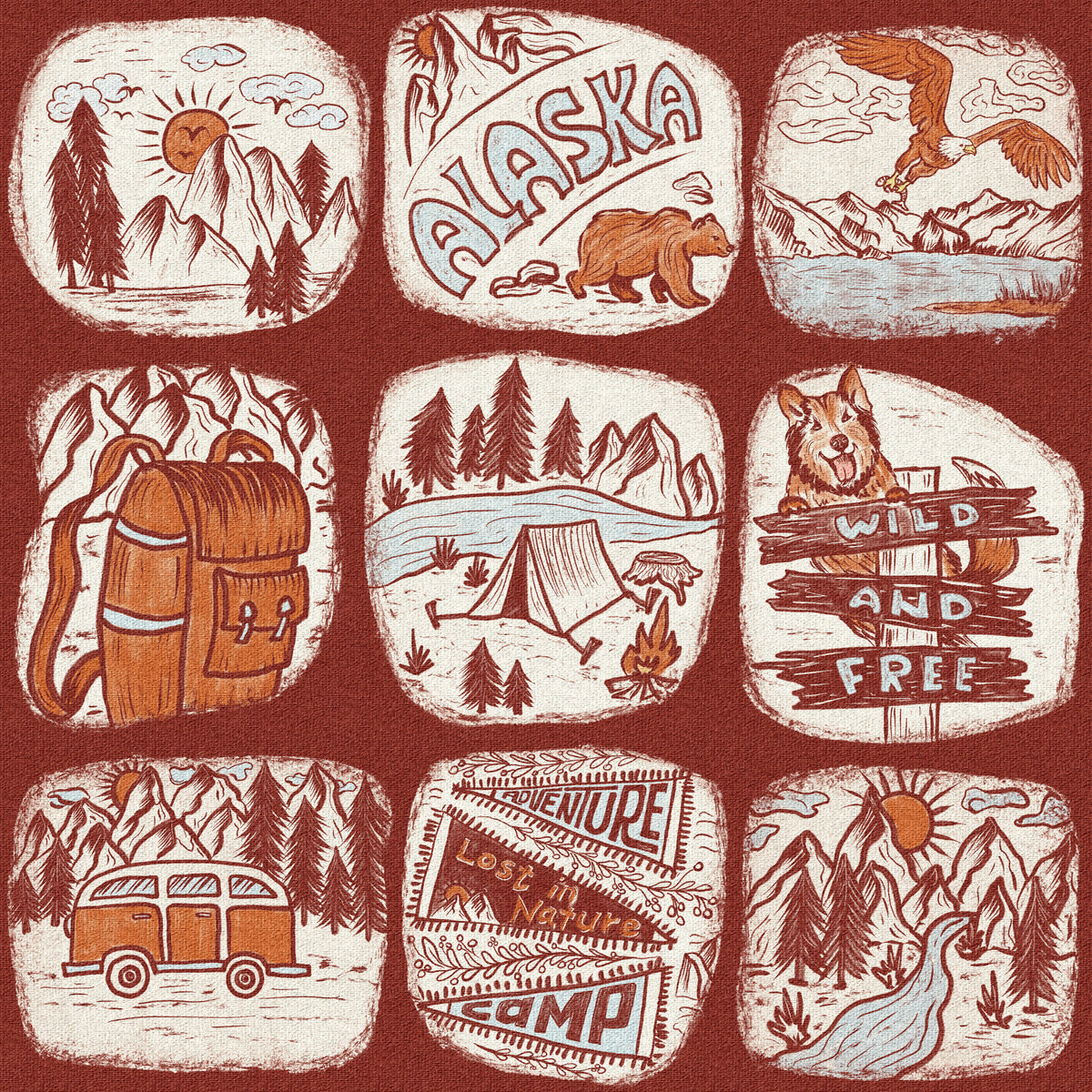 Wilderness Patches Wallpaper⁠ -3239383 in your room