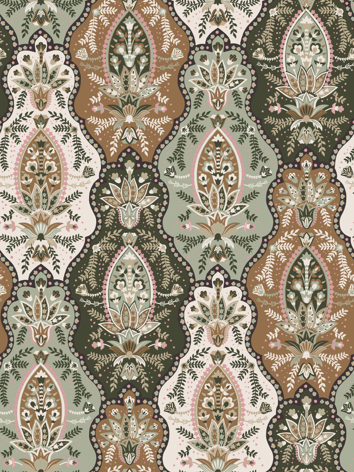 Earthy Florals Wallpaper⁠ -3280674 in your room — zoomed