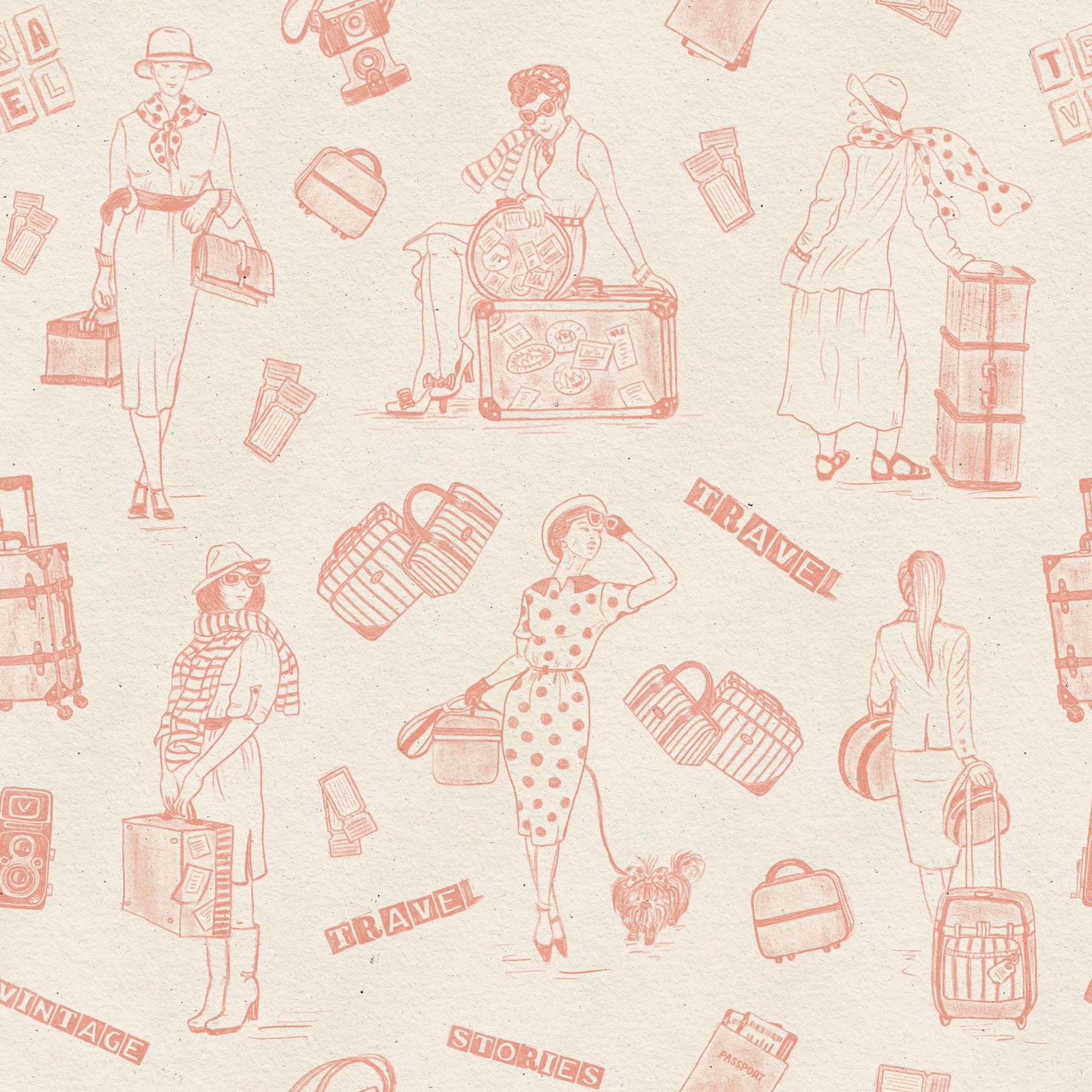 Vintage Voyage Wallpaper⁠ -3239399