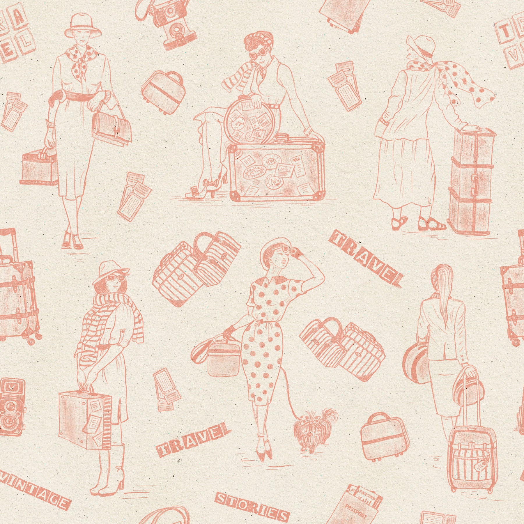 Vintage Voyage Wallpaper⁠ -3239399 in your room — zoomed