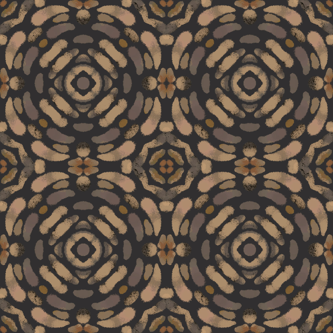 Earth Tones Symmetry Wallpaper⁠ - 3276646