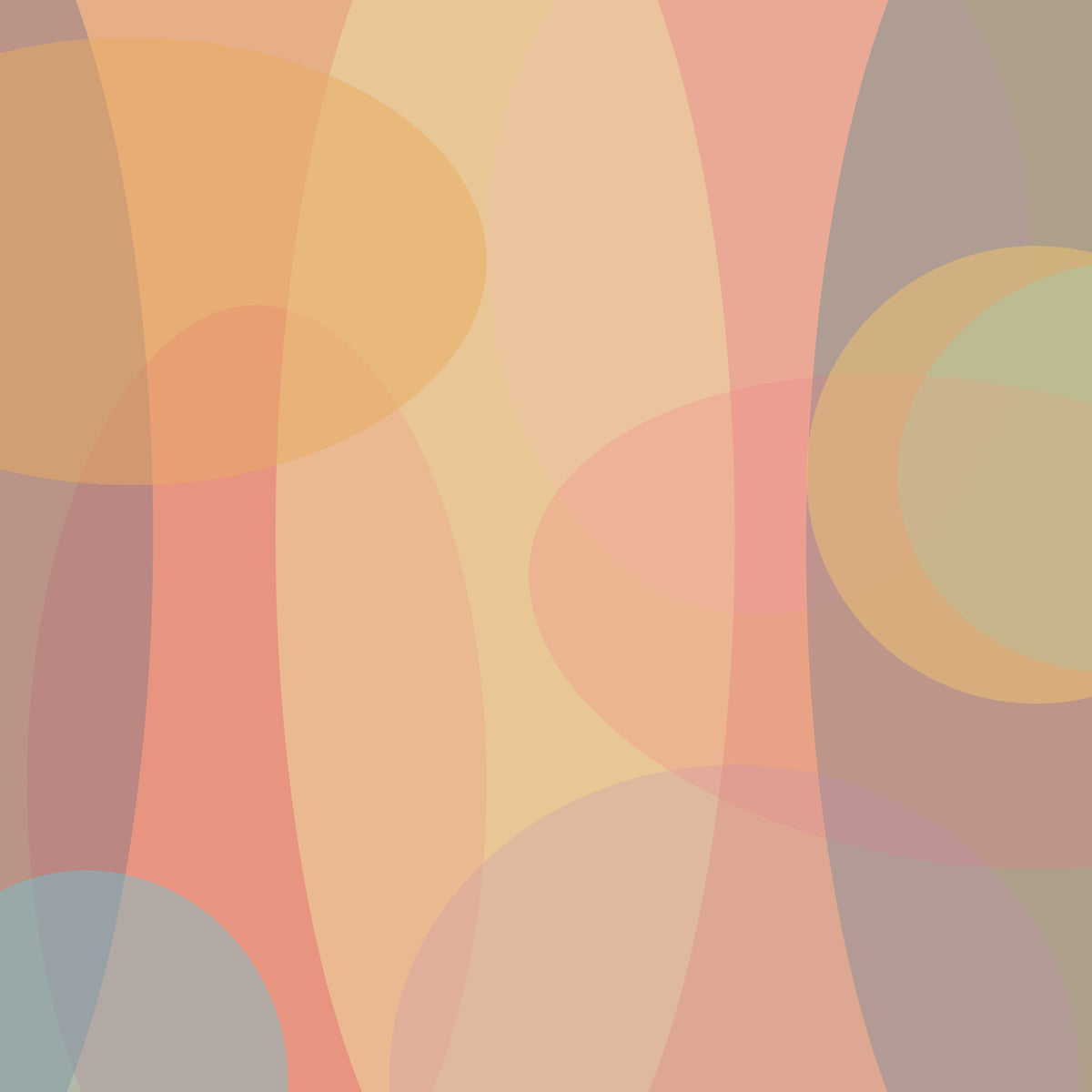 Blended Harmony Wall Mural in your room — zoomed