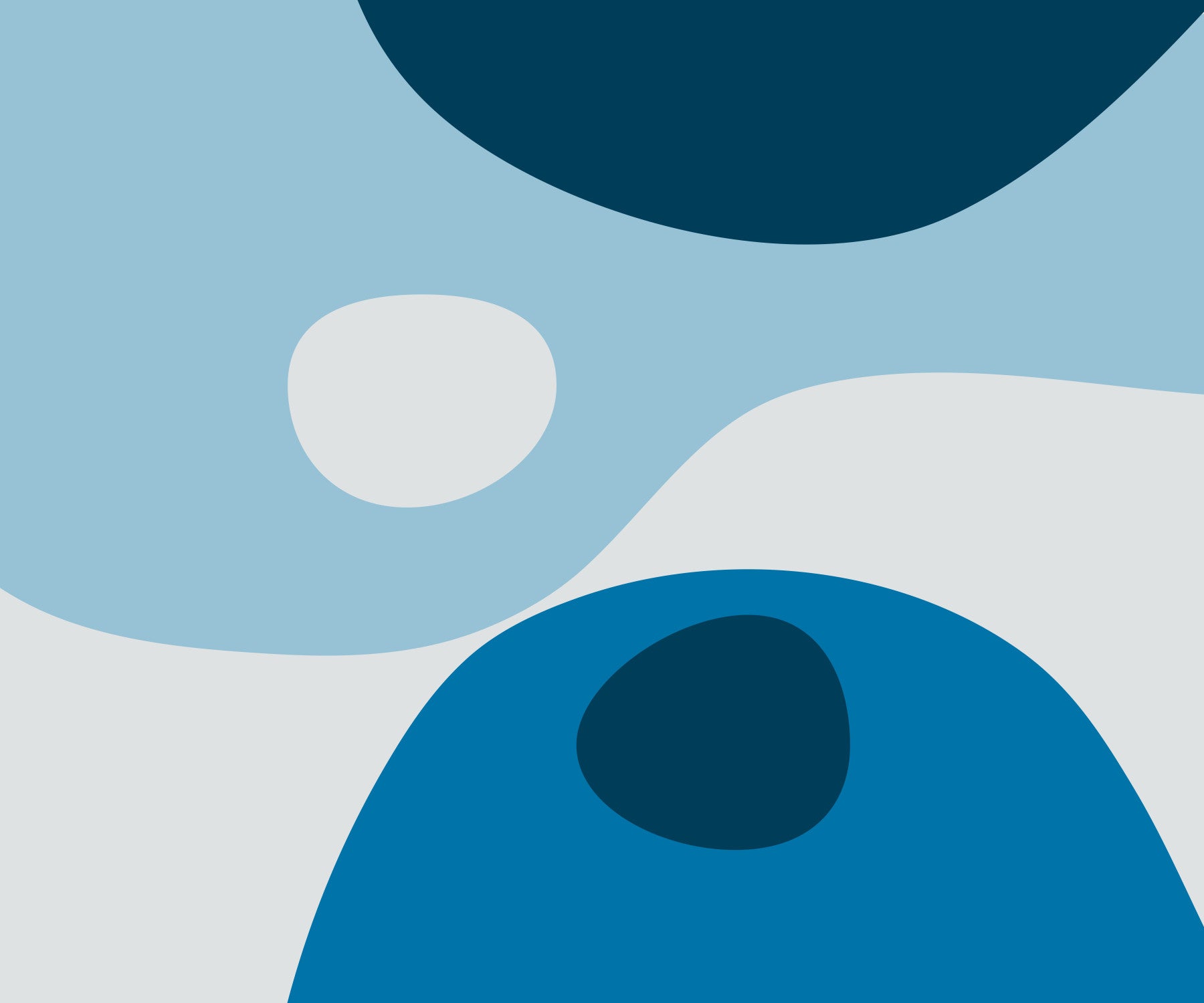 Azure Abstraction Wall Mural