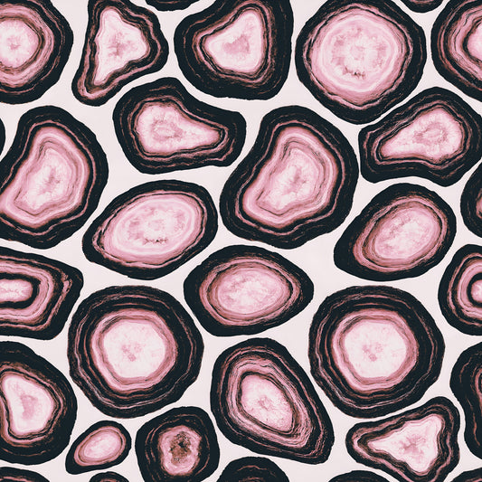 Pink Agate Stone Design Wallpaper⁠