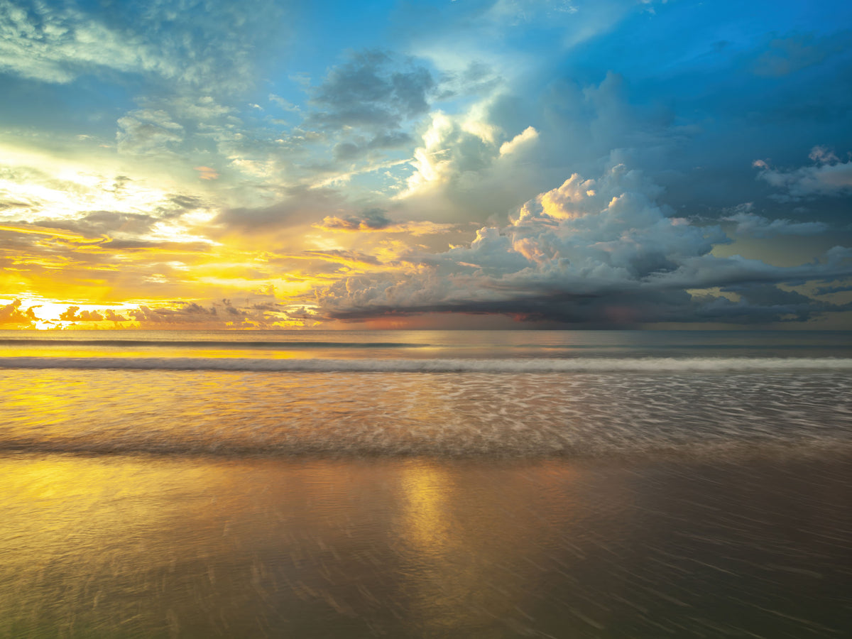 Borneo Beach Wall Mural in your room — zoomed