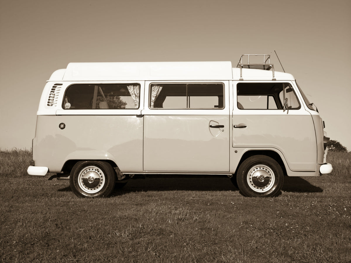 Vintage Camper Van Wall Mural in your room